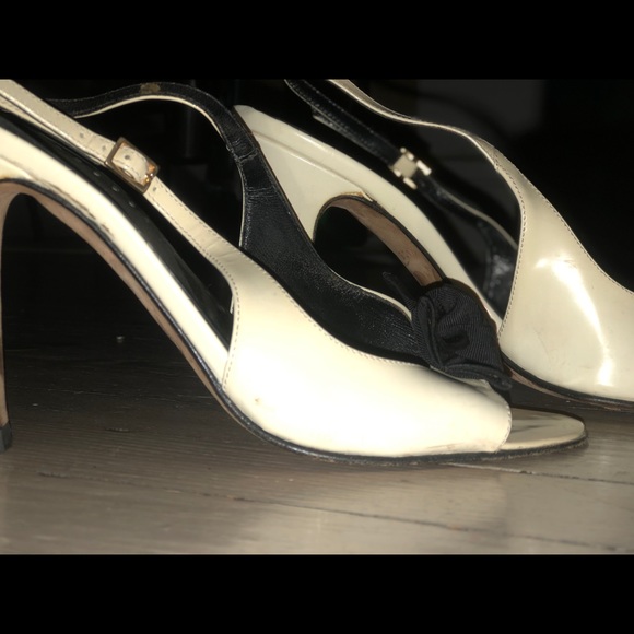 Kate Spade Black and White slingbacks - Picture 2 of 9